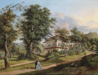 بارك لاند مع عربات في المقدمة بواسطة فنسنت كروزر